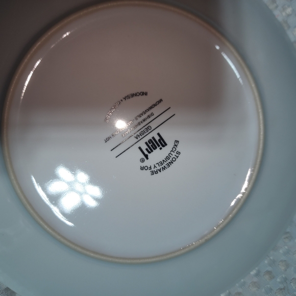 PIER ONE EUC SET OF 4 CERAMIC GEISHA STONEWARE PLATE SET NEVER USED - Picture 8 of 11